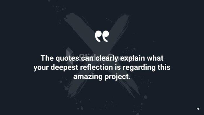 Ben Orange & Blue by SlidesCorner.com