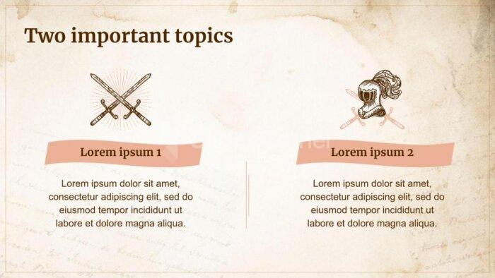 Medieval PowerPoint Background by SlidesCorner.com