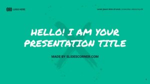 Ben Green & Blue by SlidesCorner.com Themes & Templates for Google Slides and Powerpoint