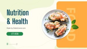 Healthy Food Green Template
