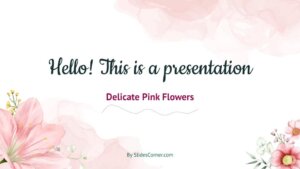 Floral Google Slides Theme and PPT Template