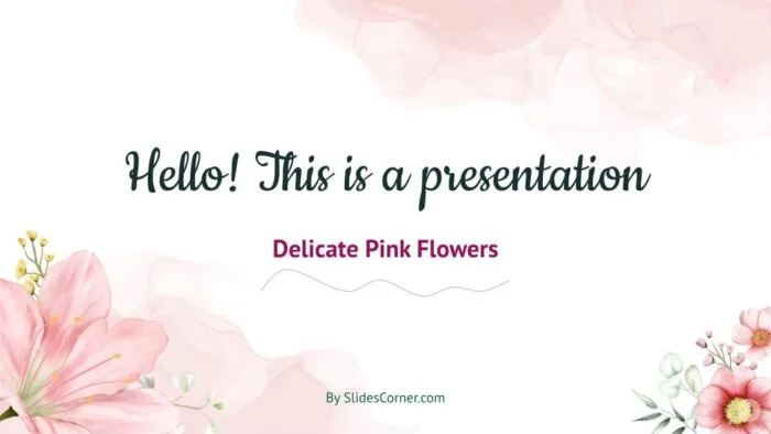Floral Google Slides Theme