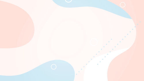 Pastel Pink & Blue Shapes Free PPT Background