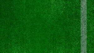 Green Grass Soccer Field Background by SlidesCorner