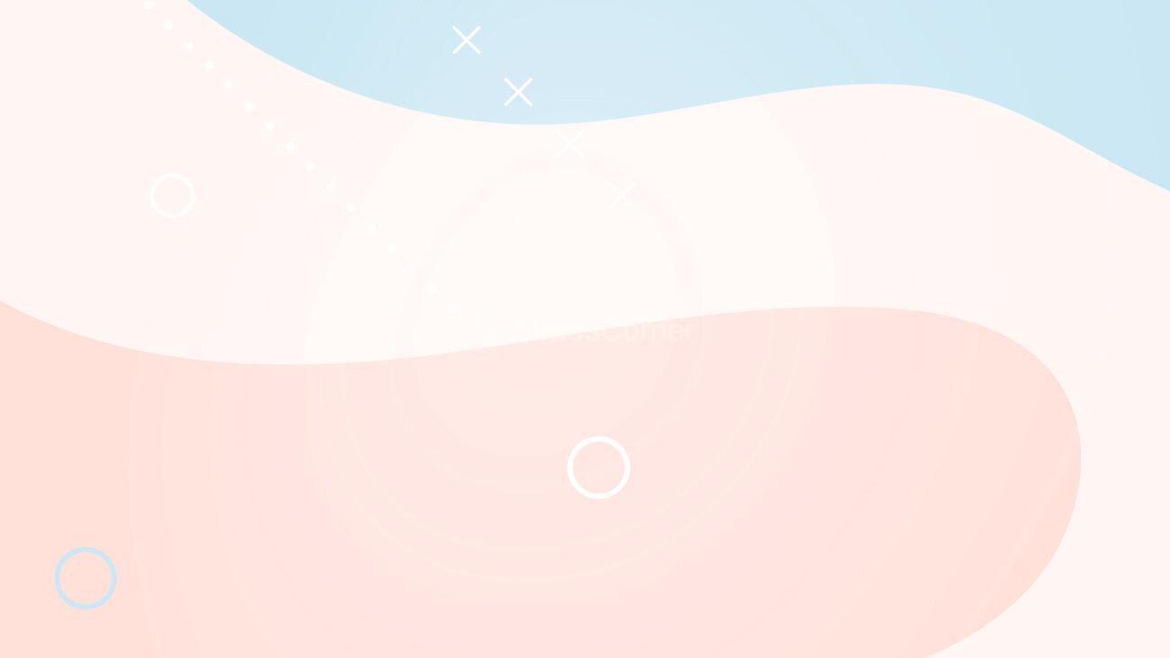 Heidi Pastel Abstract Organic Shapes Background by SlidesCorner