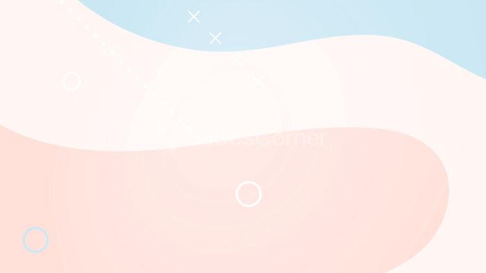 Pastel Pink & Blue Shapes Background