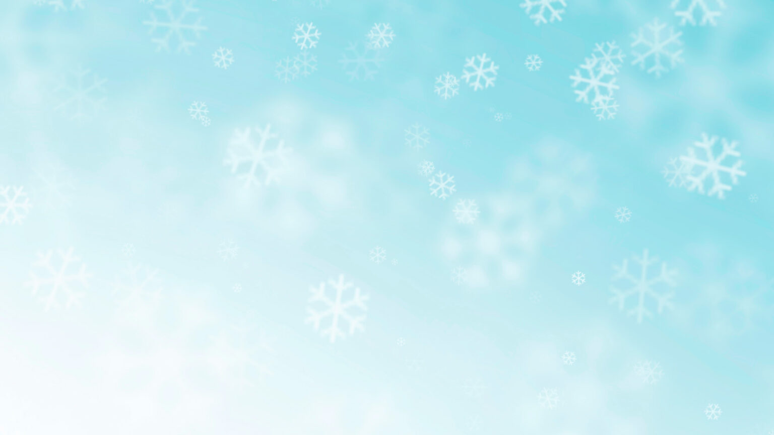 Abstract Winter Free PPT Background With Snowflakes