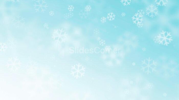 Winter Snow PPT Background