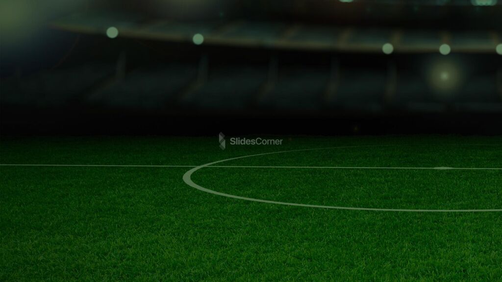 Soccer Field Free PPT Background