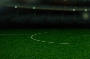 Green Soccer Field Free PPT Background by SlidesCorner
