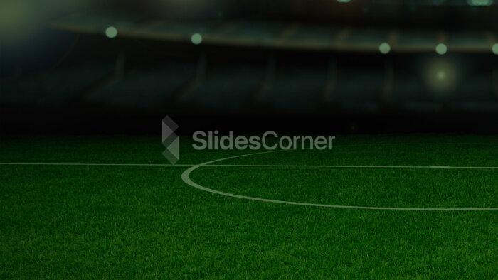 Soccer Field Free PPT Background