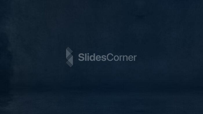 Blue Concrete Wall Free PPT Background