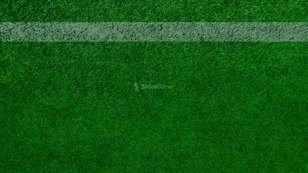 Soccer Field Free PPT Background