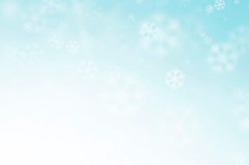 Cyan Winter Snow PPT Background