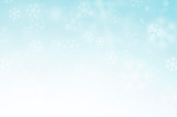 Cyan Winter Snow PPT Background
