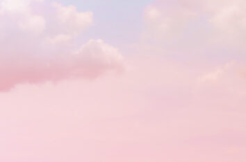 Free PPT background of pastel pink clouds