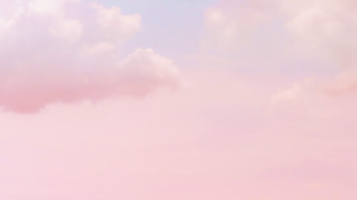 Pastel pink clouds free PPT background
