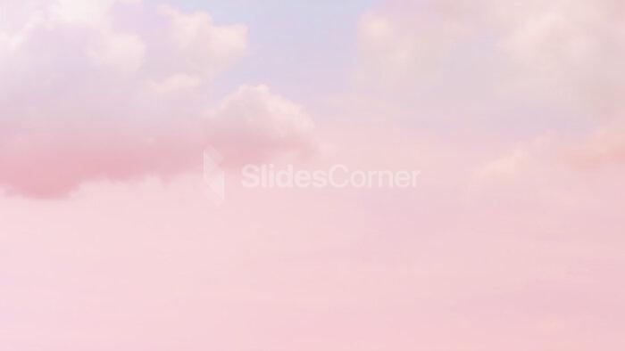 Pink & Blue Clouds Background