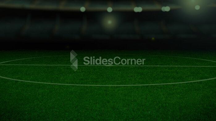 Soccer Field Free PPT Background