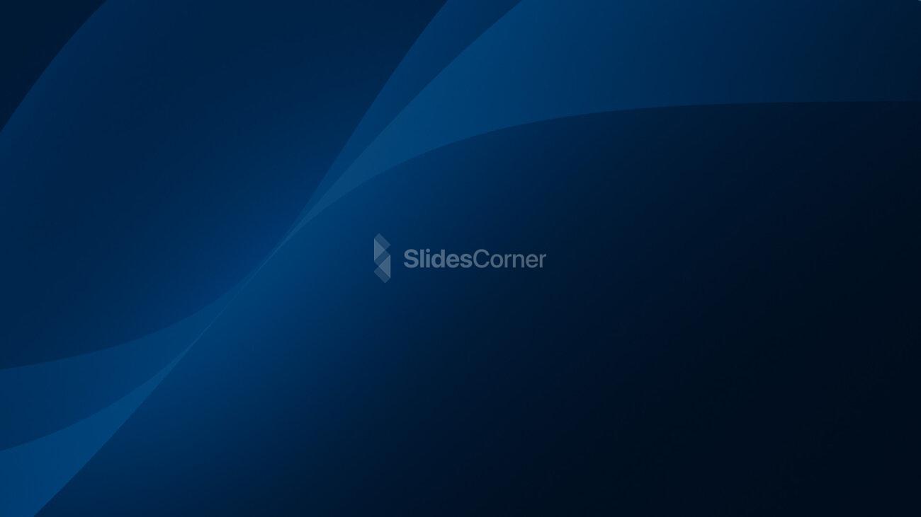 Patrick Blue Abstract Wave Modern Shape by SlidesCorner