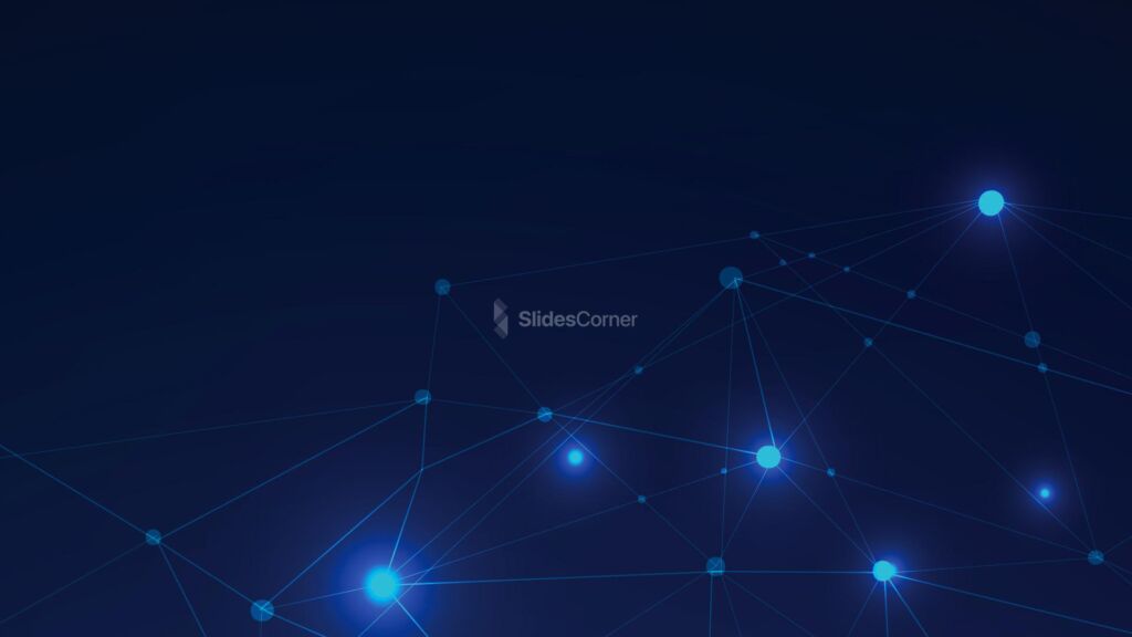 Technology Background with Nodes for PPT PowerPoint and Google Slides Technology Background with Nodes for PPT PowerPoint and Google Slides