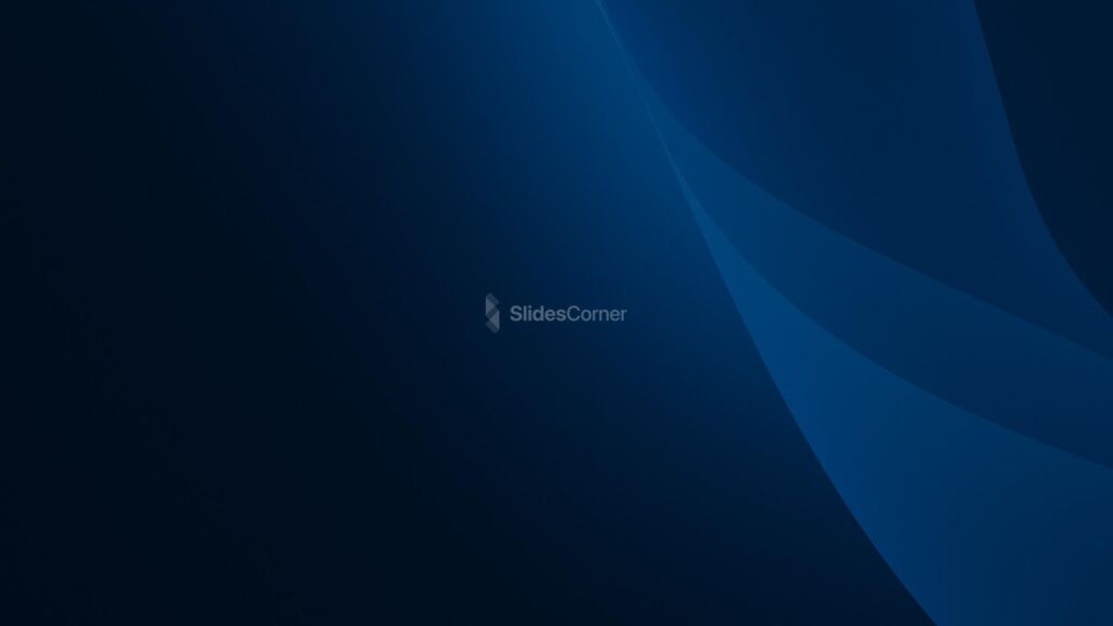 Blue Wave Shapes Free PPT Background - SlidesCorner