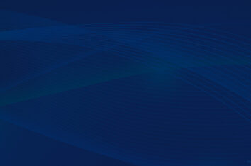 Blue Curve wave lines by SlidesCorner.com