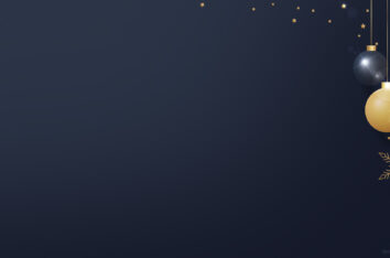 Christmas Blue & Gold Free PPT Background by SlidesCorner.com