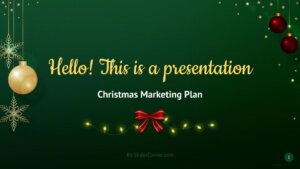 Christmas Free PPT Theme & Google Slides Template
