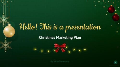 Christmas Free PPT Theme