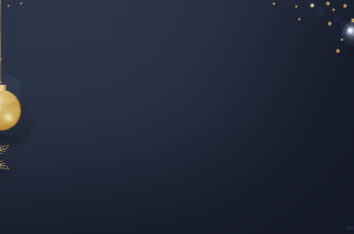 Christmas Blue & Gold Free PPT Background by SlidesCorner.com