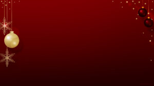 Christmas Red & Gold Free PPT Background by SlidesCorner.com