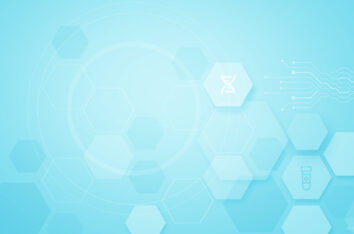 Geometric Hexagons Shape Medicine Science Free PPT Background