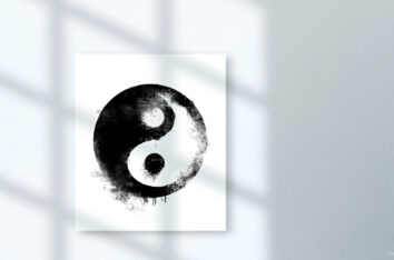 Wall Art Free Zoom Background by SlidesCorner