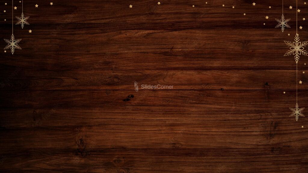 Christmas Snowflakes Free PPT Background