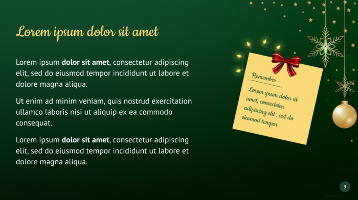 Christmas Free PPT Theme & Google Slides Template