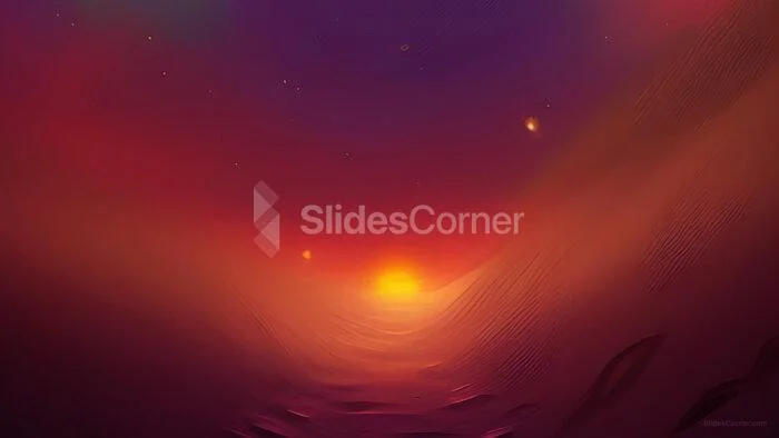 Aesthetic Sunset PPT Background and Google Slides