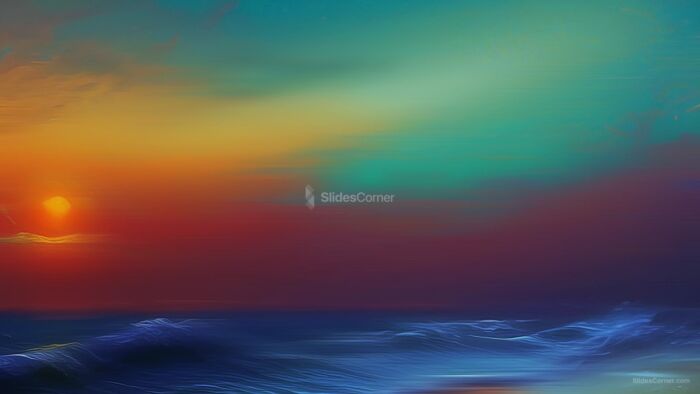 Ocean Waves Background Free for PPT
