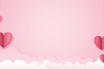Aesthetic Valentine's Day Wallpapers With Cute Hearts Free For PPT Backgrounds by SlidesCorner.com