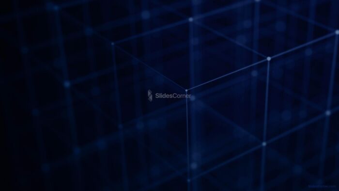 Digital Blockchain Free PPT Background