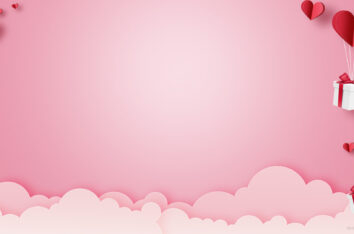 Happy Valentine's Day In Paper Style Design free PPT Background by SlidesCorner.com