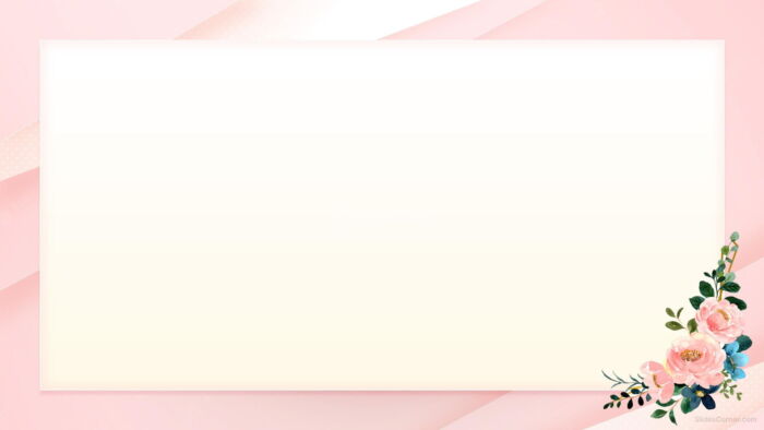 Aesthetic Flower Background Free for PPT & Google Slides