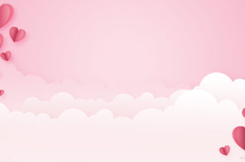 Aesthetic Valentine's Day Wallpapers With Cute Hearts Free For PPT Backgrounds by SlidesCorner.com