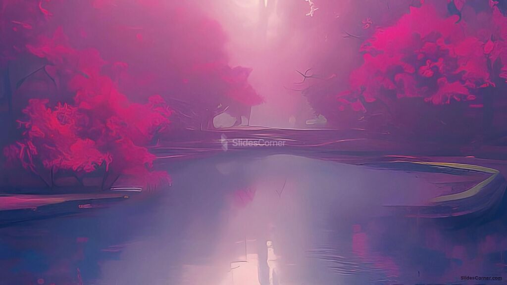 Pink and Purple Paint Background free for PPT