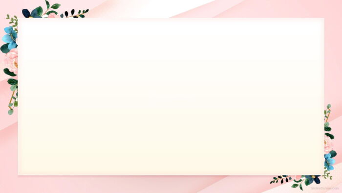Aesthetic Flower Background Free for PPT & Google Slides Aesthetic Flower Background Free for PPT & Google Slides