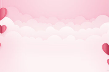 Aesthetic Valentine's Day Wallpapers With Cute Hearts Free For PPT Backgrounds by SlidesCorner.com