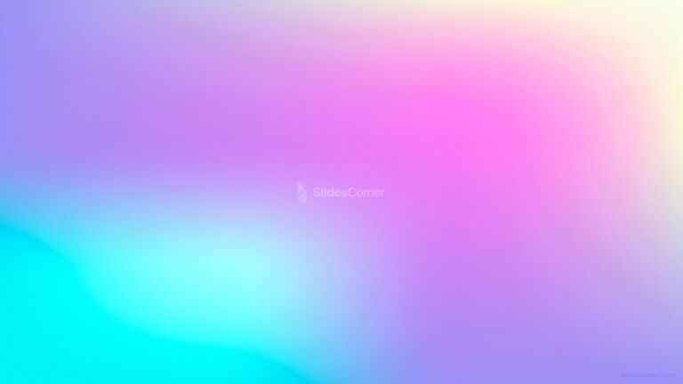 Rainbow Gradient Background free for PPT & Google Slides