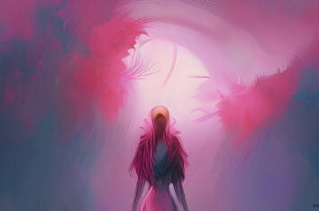 Pink Paints Backgrounds free for PPT & Google Slides by SlidesCorner.com