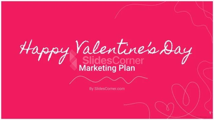 Modern Valentine’s Day Hearts by SlidesCorner.com