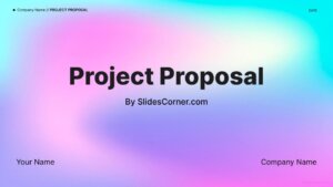 Project Proposal Colorful PPT Template